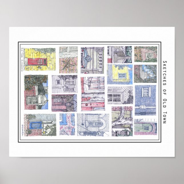 Póster Esquemas de Alexandria, VA (Frente)