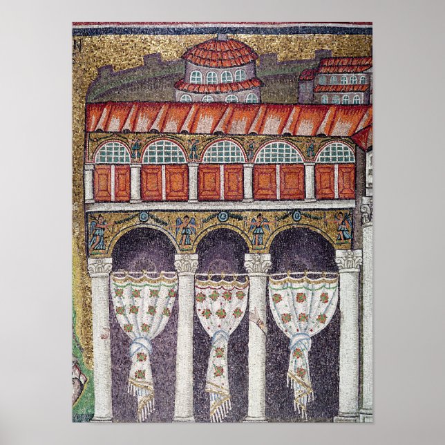 Póster Esquerda do Palazzo di Teodorico, 527-99 (Frente)