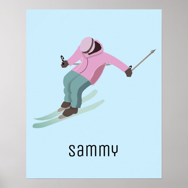 Poster Esqui (Frente)