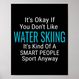Poster Esqui Aquático Esquiadores Aquáticos Esportes Dive