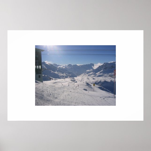 Poster Esqui austríaco (Frente)