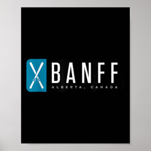 Poster Esqui Banff