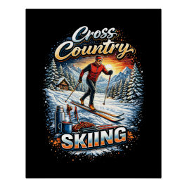 Póster Esqui Cross Country