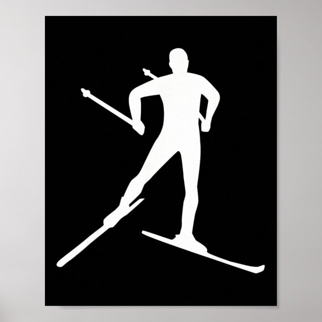 Poster Esqui cross-country (Frente)