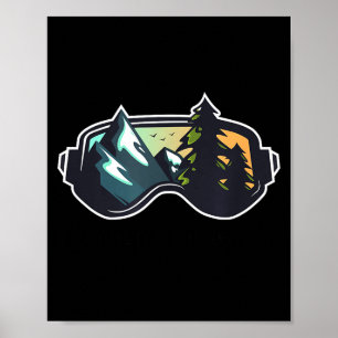 Poster Esqui di Campiglio Itália montanha esquiando t hom