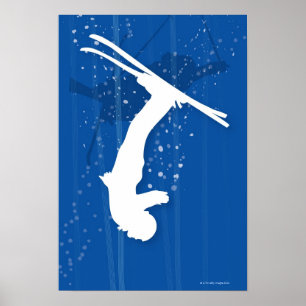 Poster Esquiador de Estilo Livre