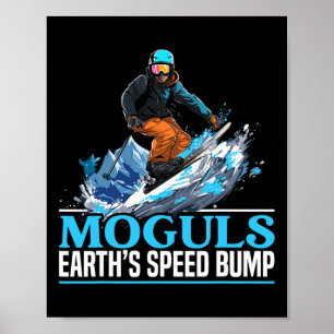 Poster Esquiador Esquiador Temporada de Esqui Esporte de
