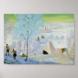 Póster Esquiadores 1919