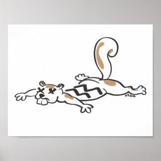 Póster Esquilo de Roadkill