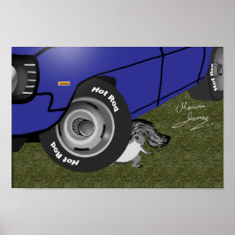 Poster Esquilo de Rod Quente.