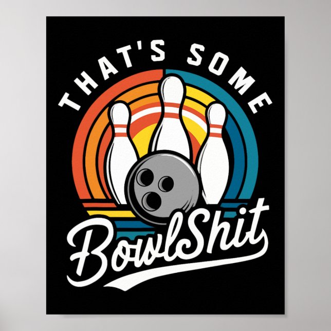 Poster Essa é uma Boliche de Bowl Bola de boliche Engraça (Frente)