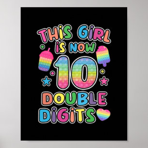 Poster Essa garota agora tem 10 Pop de dois dígitos.