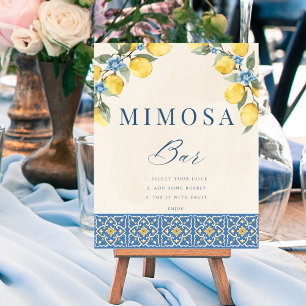 Poster Esse é Amore Lemon Chá Bar Mimosa