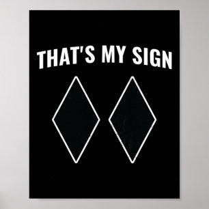 Poster Esse é o meu Sinal Snowboard Snowboard Snow Mounta
