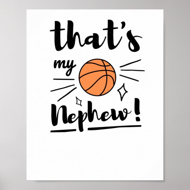 Poster Esse é o meu sobrinho de basquete (Frente)