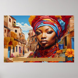 Poster Essência Eetérea: Retrato dos Sonhos Africanos