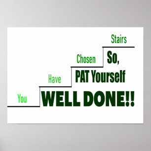 Poster Esses que "tome às escadas "