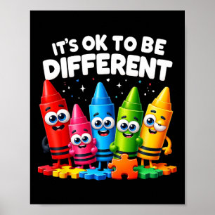 Poster Está bem ser diferente o Crião da Consciência Auti