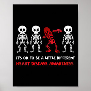 Poster Está Certo Ser Um Pouco Diferente Doença Cardíaca