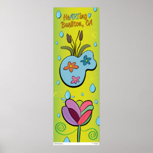 Poster - Está chovendo flores - Buellton.Art