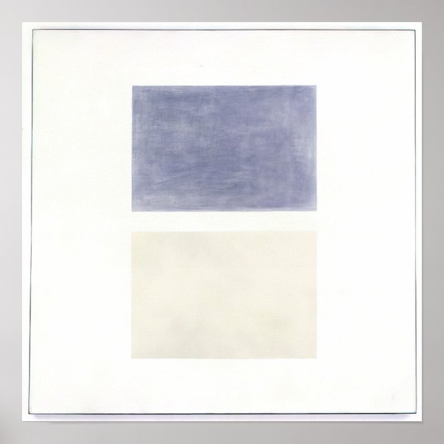 Poster esta chuva 1960 - Agnes Martin (Frente)