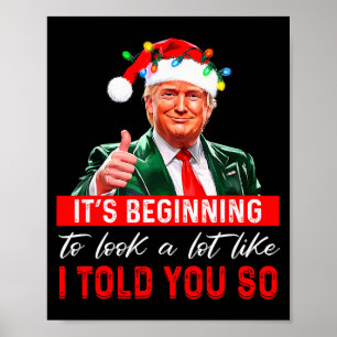 Poster Está começando a parecer muito que eu disse que vo