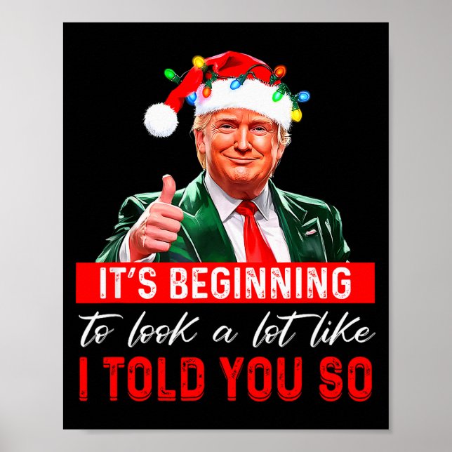 Poster Está começando a parecer muito que eu disse que vo (Frente)