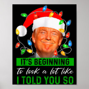 Poster Está começando a parecer muito que eu disse que vo