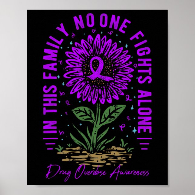 Poster Esta Consciência da Sobredosagem de Medicamentos F (Frente)