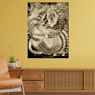 Poster ESTÁ CONSUMADO - Leão de Judá Vs. Serpente Alada