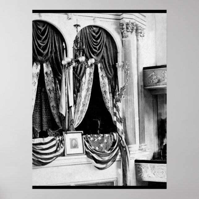 Poster Esta é a caixa privada no Teatro Ford, Lavando (Frente)