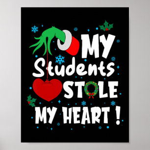 Poster Esta É A Época De Natal Que Os Meus Estudantes Rou