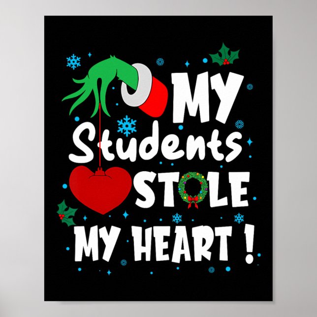 Poster Esta É A Época De Natal Que Os Meus Estudantes Rou (Frente)