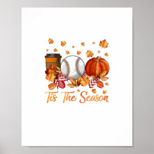 Poster Esta É A Época De Obrigados De outono De Pumpkin B