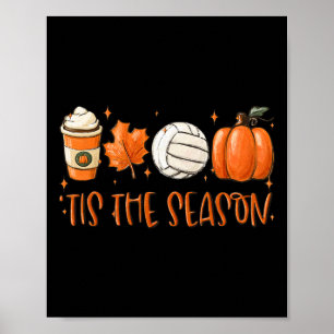 Poster Esta É A Época Latte Pumpkin Cai Graças A Vol