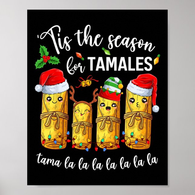 Poster Esta É A Época Para Tâmules Feriado De Natal Mexic (Frente)