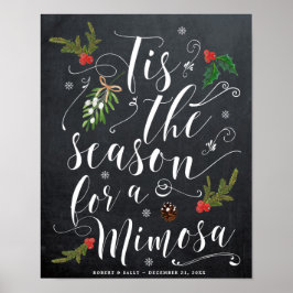 Poster Esta é a estação de um sinal de casamento de féria