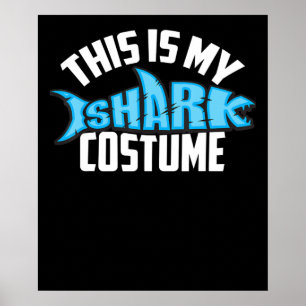 Poster Esta É A Minha Criatura De Costume De Tubarão