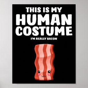 Poster Esta é a minha fantasia humana. Sou mesmo um Con.