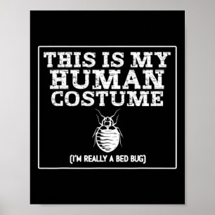Poster Esta é a minha fantasia humana. Sou mesmo um Inset