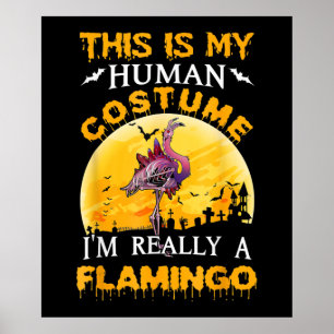 Poster Esta É A Minha Figurinha Humana De Flamingo Hallow