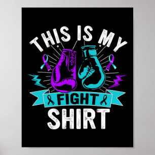 Poster Esta É A Minha Luta Contra A Prevenção Do Suicídio