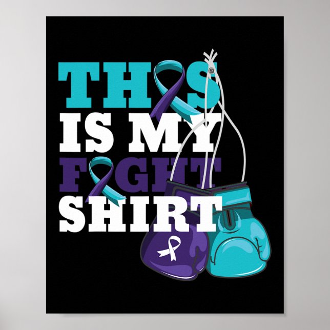 Poster Esta É A Minha Luta Contra A Prevenção Do Suicídio (Frente)