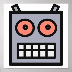 Poster Esta É Uma Cabeça Robô