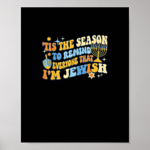 Poster Esta Estação Para Todos Que Sou Judeu Hanukkah