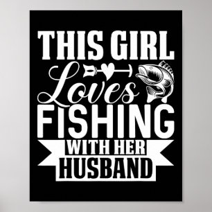 Poster Esta Garota Ama Pescar Com Seu Marido