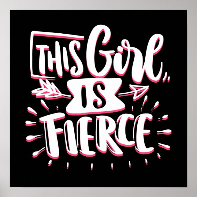 Poster Esta Garota É Um Empoderamento De Garota Imerso (Frente)