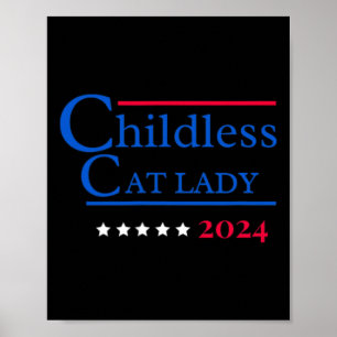Poster Esta Mulher De Gato Infantil Está Votando Kamala-h