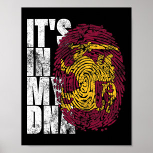 Poster Está No Meu Dna Presentes Asiáticos Do Sri Lanka C