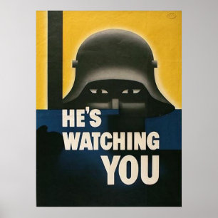 Poster Está olhando-o